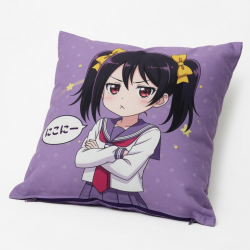 LLSIF - Nico Yazawa Grumpy Decoration Pillow Case Sofa Waist Throw Cushion Cover Home