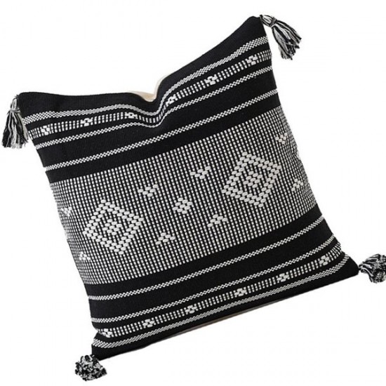 Modern Jacquard Decorative Pillow Cover 45cm Square Pillow Sleeve Throw Cushion
