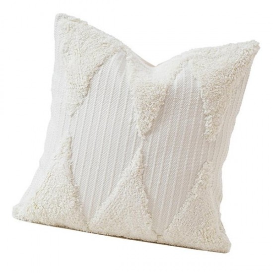 Modern Jacquard Decorative Pillow Cover 45cm Square Pillow Sleeve Throw Cushion
