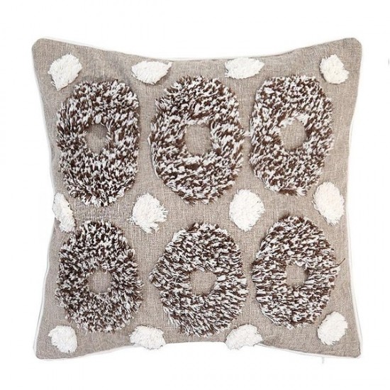 Nordic Style Throw Pillow Cover, Modern Geometric Tufted Cushion for Sofa Bedroom Decor