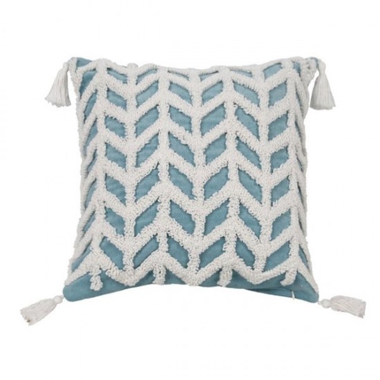 Woven Tufted Boho Throw Pillow Cover Geometric Pattern Cushion for Case Farmhous