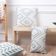 Woven Tufted Boho Throw Pillow Cover Geometric Pattern Cushion for Case Farmhous