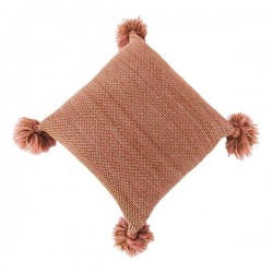 Nordic Knitted Throw Pillow for Case with Tassel Solid Color Square Cushion Cove