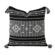 Throw Cushion Cover Jacquard Cotton Pillowcase 45x45cm Geometric Design
