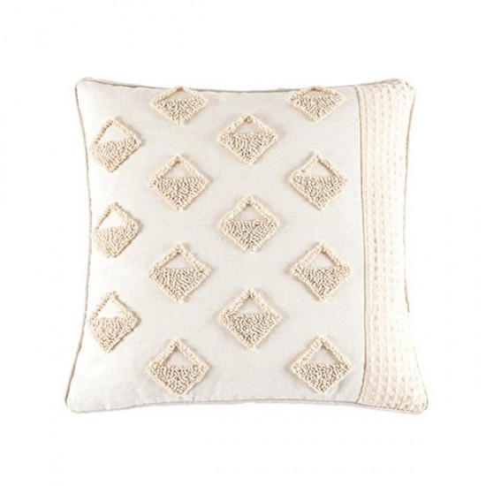 Soft Cotton Decorative Throw Pillow Cover Boho Tufted Cushion for Case Pillow fo