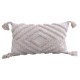 Boho Tufted Throw Pillow Cover with Handwoven Stripes Tassel Home Decor Handmade