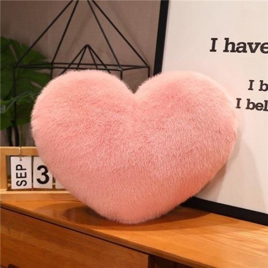 Nordic Star and Moon Throw Pillow | Cozy Heart-Shaped Cushion for Sofa, Bed, and Window