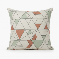 Nordic Geometric Throw Pillow Cover - Modern Minimalist Cushion for Sofa and Living Room