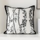 Luxury Black and White Throw Pillow Covers - Modern Minimalist Sofa & Bedroom Decor