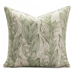 Modern Matcha Green Throw Pillow | Chic Living Room & Bay Window Cushion