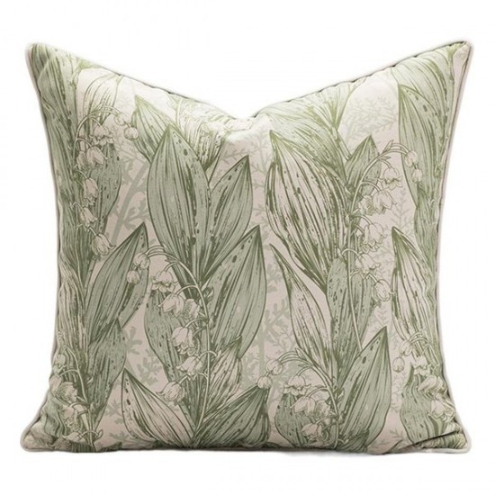 Modern Matcha Green Throw Pillow | Chic Living Room & Bay Window Cushion