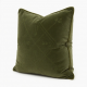 Nordic Green Velvet Sofa Pillow | Summer Olive Throw Cushion for Bed & Living Room Decor