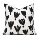 Moroccan Style Embroidered Throw Pillow Cover | Boho Chic Cushion for Bedroom Decor
