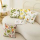 Cotton Throw Pillow Covers for Sofa and Bed – Removable, Washable, Decorative Cushion