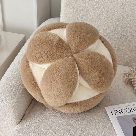 Hydrangea Throw Pillow | Unique Patchwork Design for Living Room & Bedroom Decor