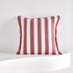 Red and White Checkered Fringe Throw Pillow Cover for Sofa and Home Decor