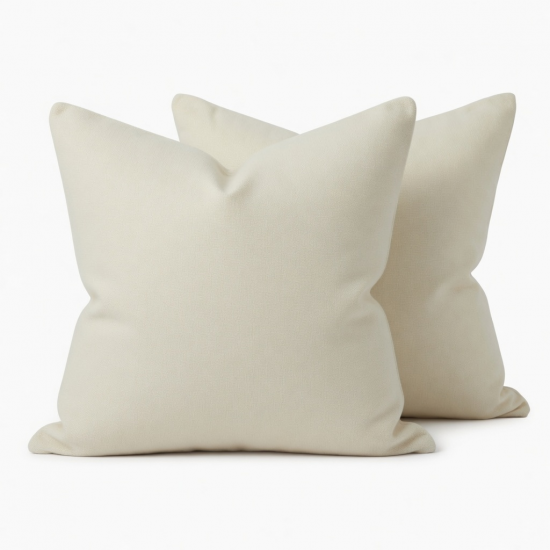 Nordic Modern Throw Pillows Cream Aesthetic Sofa Cushions for Living Room Decor