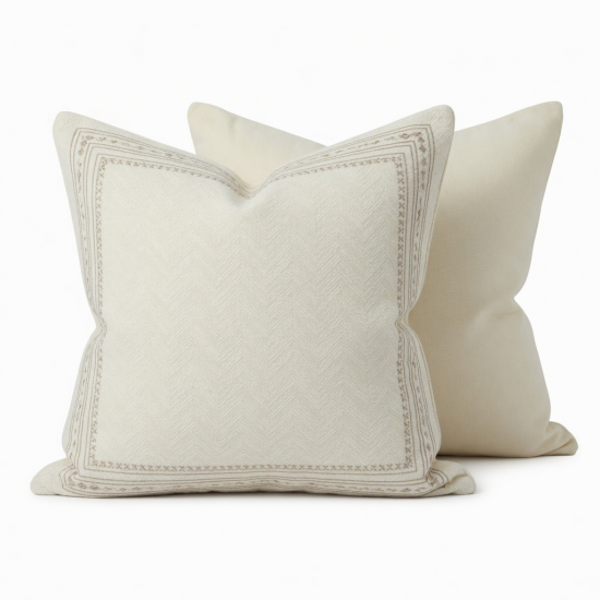 Nordic Modern Throw Pillows Cream Aesthetic Sofa Cushions for Living Room Decor