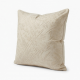 Creamy Beige Embroidered Throw Pillow | Modern Boho Sofa & Bed Decor