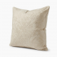 Creamy Beige Embroidered Throw Pillow | Modern Boho Sofa & Bed Decor