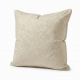 Creamy Beige Embroidered Throw Pillow | Modern Boho Sofa & Bed Decor