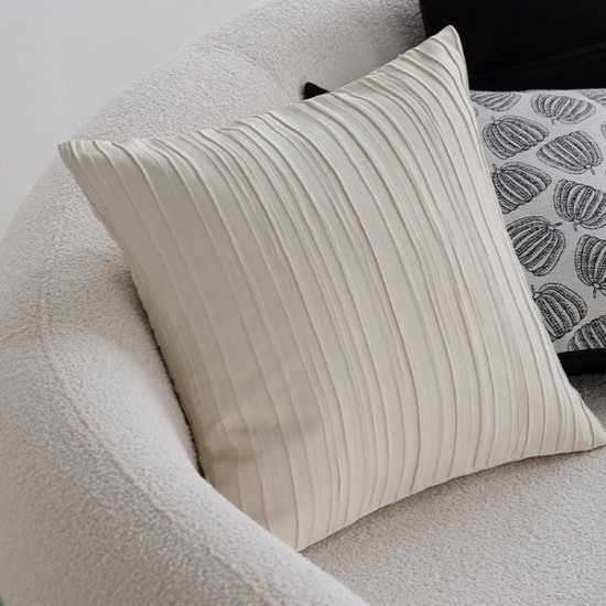 Luxury Black and White Throw Pillow Covers for Sofa, Bed, and Window Seat – Decorative