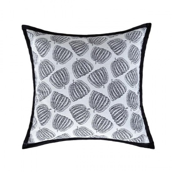 Luxury Black and White Throw Pillow Covers for Sofa, Bed, and Window Seat – Decorative