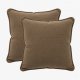 Vintage Brown Throw Pillows - Soft Textured Cushion Covers for Sofa and Living Room Decor