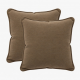 Vintage Brown Throw Pillows - Soft Textured Cushion Covers for Sofa and Living Room Decor