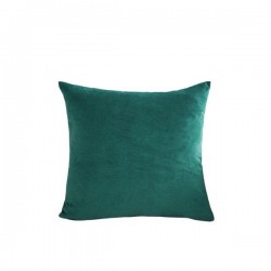 Velvet Throw Pillow Cover for Sofa and Bedroom - Lumbar Support Cushion in Solid Colors