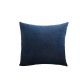 Velvet Throw Pillow Cover for Sofa and Bedroom - Lumbar Support Cushion in Solid Colors