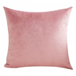 Velvet Throw Pillow Cover for Sofa and Bedroom - Lumbar Support Cushion in Solid Colors
