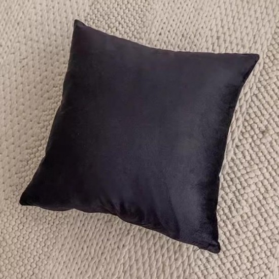 Modern Minimalist Throw Pillow | Luxury Velvet Cushion Cover with Insert for Sofa, Bed,