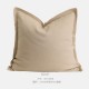 Nordic Plaid Throw Pillow | Cozy Beige and Brown Cushion for Sofa and Bed Decor