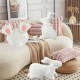 Bunnies Shaped Pillow Easter Rabbit Throw Pillow Home Decors Decorative Pillow