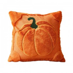 Seasonal Throw Pillow Cover Soft Polyester 45cm/17.7inch Rear Closure for Sofa Bedroom