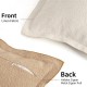 Decorative Throw Pillow Cover Solid Color Soft Fabric 45x45CM for Couch Bed