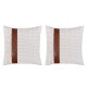 Corduroy Striped Texture Throw Pillow Case Faux Accent Cushion Cover