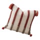 Tufted Cotton Linen Throw Pillow Cover With Fringe Detail 45X45Cm Home Decors