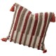 Tufted Cotton Linen Throw Pillow Cover With Fringe Detail 45X45Cm Home Decors