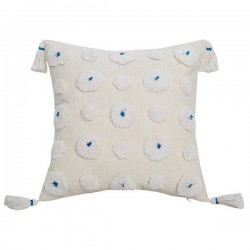 Nordic Woven Throw Pillow for Case Tassel Tufted Circle Dots Square Cushion Cove