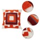 Tribal Boho Tufted Throw Pillow for Case Embroidered Square Pattern Cushion Cove