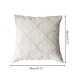 Nordic Cotton Linen Throw Pillow for Case Embroidery Vintage Geometric Plaid Flower