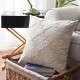 Nordic Cotton Linen Throw Pillow for Case Embroidery Vintage Geometric Plaid Flower