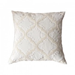 Nordic Cotton Linen Throw Pillow for Case Embroidery Vintage Geometric Plaid Flower