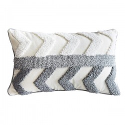 Modern Nordic Woven Tufted Throw Pillow for Case Boho Zig Zag Wavy Striped Geometric