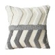 Modern Nordic Woven Tufted Throw Pillow for Case Boho Zig Zag Wavy Striped Geometric