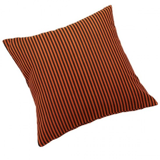 65x65cm Orange Black Grid Throw Pillow for Case Bedroom Sofa Cushion Cover Hugging