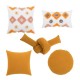 Bohemian Nordic Geometric Throw Pillow for Case Morocco Woven Tufted Irregular Twist