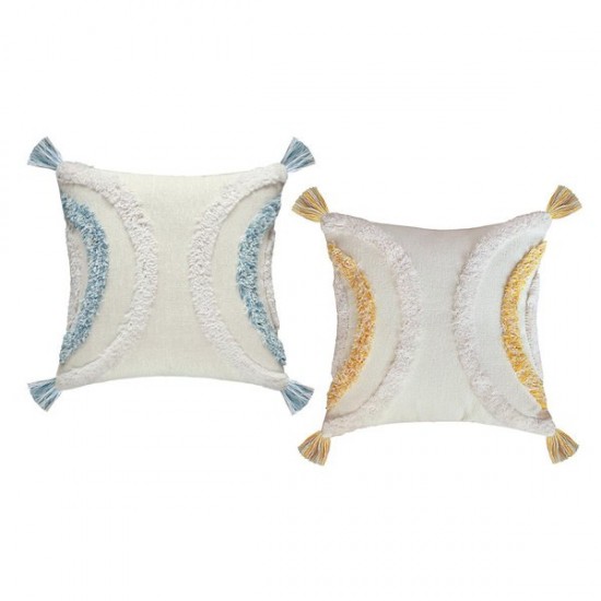Semicircle Stripes Woven Tufted Throw Pillow for Case Nordic Morocco Cushion Cov